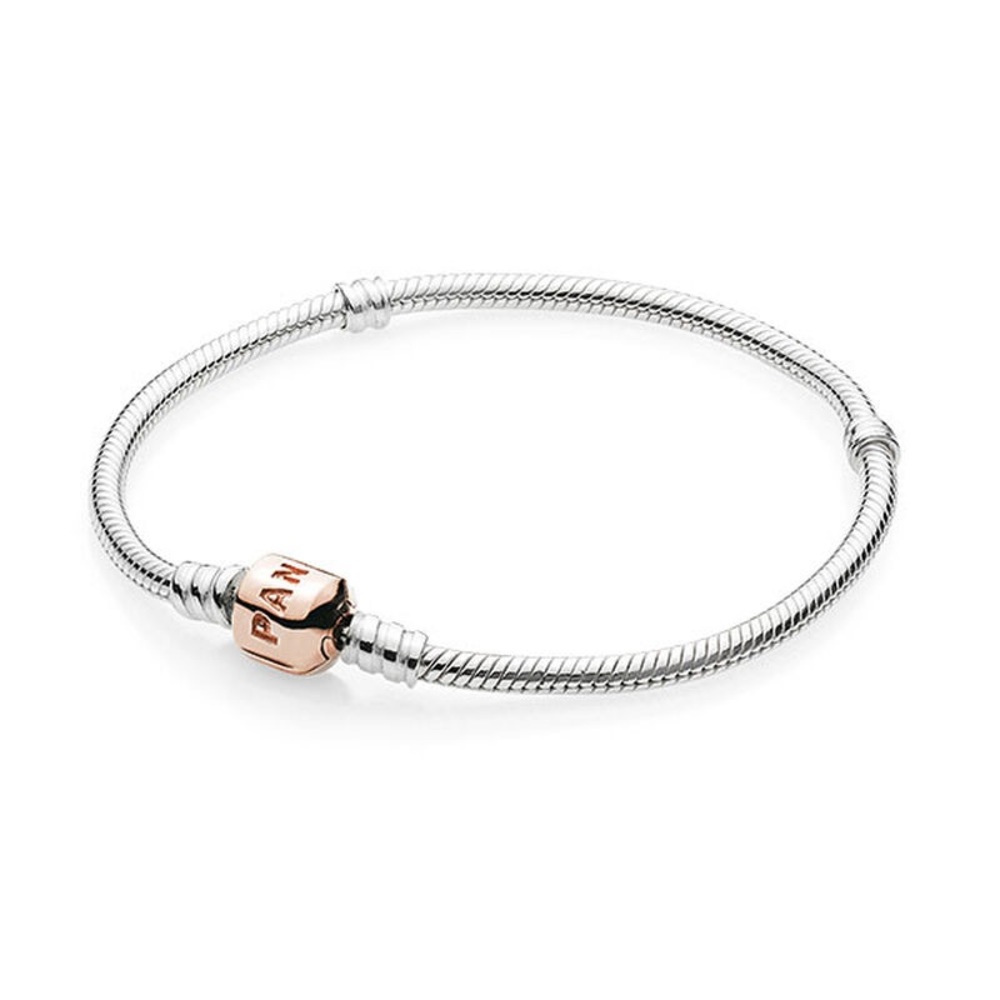 Pandora Moments Snake Chain Rose Gold Bracelet